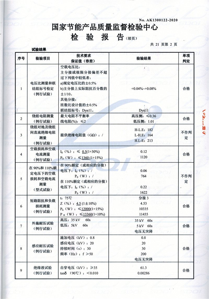 高低压试验报告-S11-1250岱山岱山岱山油浸式变压器-2.jpg